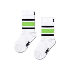 Weiße Sneaker Stripe Crew Socken