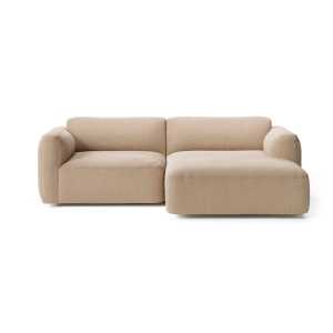 &Tradition - Develius Mellow Eck-Sofa, Konfiguration B, beige (Karakorum 003)