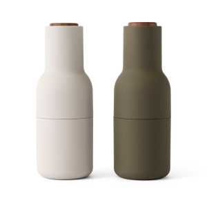 Audo Copenhagen Bottle Grinder Gewürzmühle 2er Pack Hunting green-beige