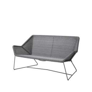 Cane-line Breeze Sofa 2-Sitzer Weave Light Grey