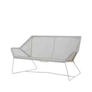 Cane-line Breeze Sofa 2-Sitzer Weave White Grey