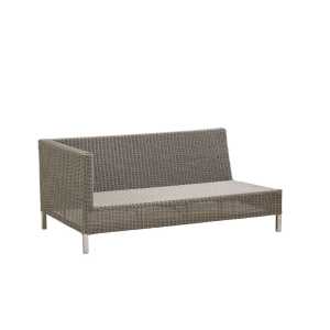 Cane-line Connect Modulsofa 2-Sitzer Taupe, rechts
