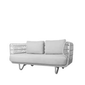 Cane-line Nest Sofa 2-Sitzer White, Cane-Line Matt White