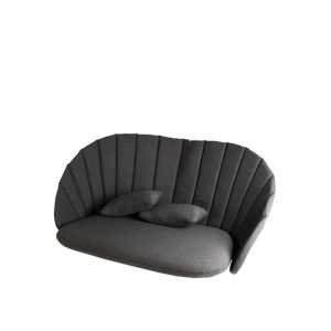 Cane-line Peacock Sofa-Set 2-Sitzer Focus Dark Grey