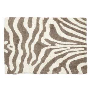 Classic Collection Zebra Badezimmer Teppich 60 x 90cm Simply taupe-weiß