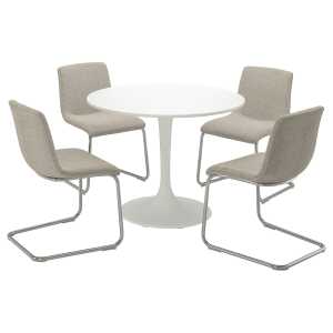 DOCKSTA / LUSTEBO Tisch und 4 Stühle