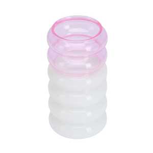 Design Letters Bubble 2-in-1 Vase und Kerzenhalter 13,5 cm Pink