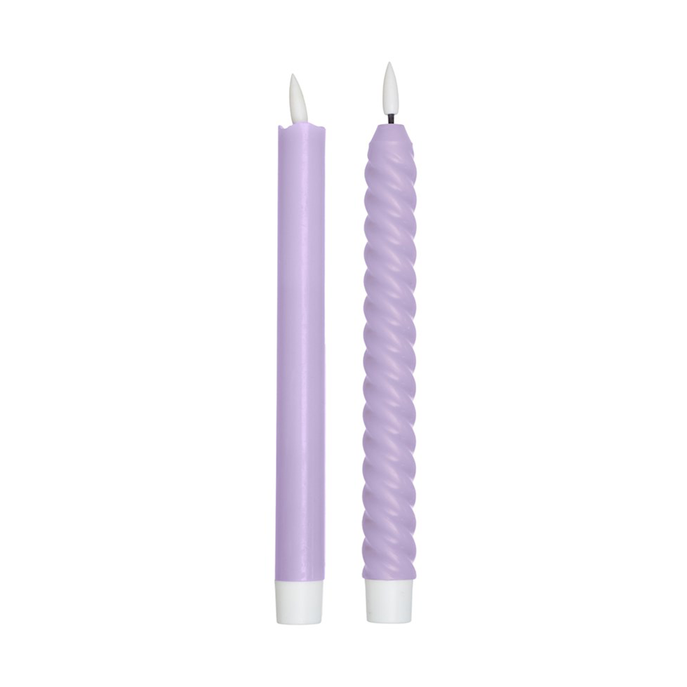 Design Letters Design Letters LED-Kerze 2er-Pack Lilac