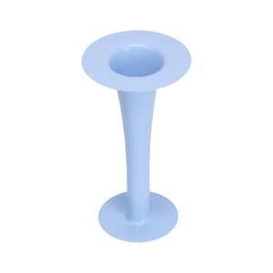 Design Letters - Trumpet - 2 in 1 Vase & Kerzenhalter, H 24 cm, light blue