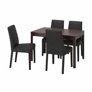 EKEDALEN / BERGMUND Tisch und 4 Stühle