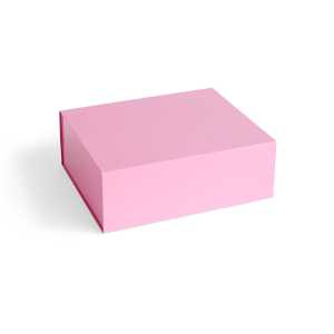 HAY Colour Storage M Box mit Deckel 29,5 x 35cm Light pink
