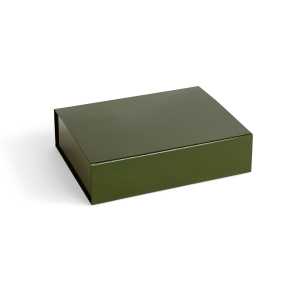 HAY Colour Storage S Box mit Deckel 25,5 x 33cm Olive