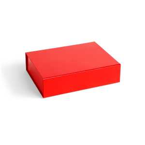 HAY Colour Storage S Box mit Deckel 25,5 x 33cm Vibrant red