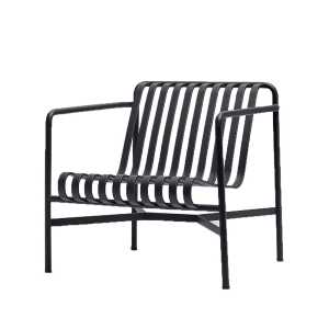 HAY Palissade Low Lounge-Sessel Anthracite