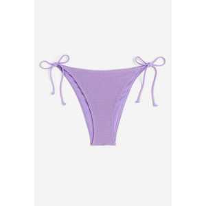 H&M Tie-Tanga Bikinihose Lila, Bikini-Unterteil in Größe 50. Farbe: Purple