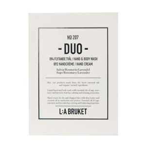 L:A Bruket Duo Kit Liquid Soap Hand Cream Sage/Rosemary/Lavender Körperpflegeset
