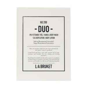 L:A Bruket Duo Kit Liquid Soap/Body Lotion Sage/Rosemary/Lavender Körperpflegeset