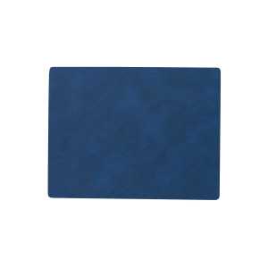 LindDNA - Tischset Square M, 34.5 x 26.5 cm, Nupo midnight blue
