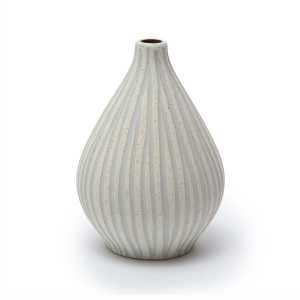 Lindform Kobe Vase Sand white stone stripe