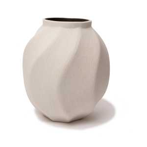 Lindform Soft wave Vase Sand white light
