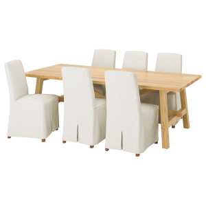 MÖCKELBY / BERGMUND Tisch und 6 Stühle