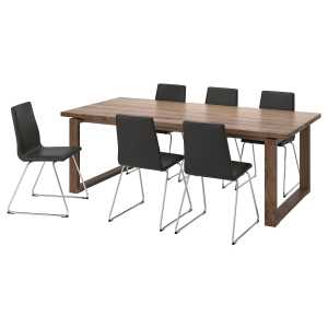 MÖRBYLÅNGA / LILLÅNÄS Tisch und 6 Stühle