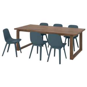 MÖRBYLÅNGA / ODGER Tisch und 6 Stühle