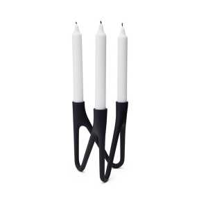 Morsø - Roots Kerzenhalter für 3 Kerzen, schwarz