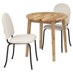 NACKANÄS / EBBALYCKE Tisch und 2 Stühle