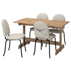 NACKANÄS / EBBALYCKE Tisch und 4 Stühle