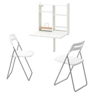 NORBERG / NISSE Tisch und 2 Stühle
