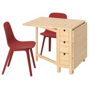 NORDEN / ODGER Tisch und 2 Stühle