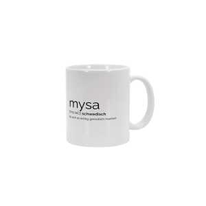 NORDIC WORDS Tasse Mysa (Schwedisch: Es sich gemütlich machen)