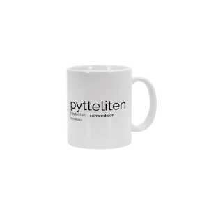 NORDIC WORDS Tasse Pytteliten (Schwedisch: Klitzeklein)