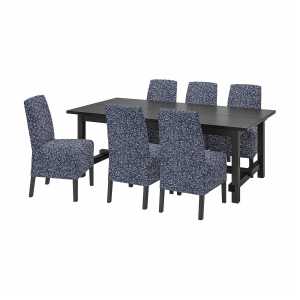 NORDVIKEN / BERGMUND Tisch und 6 Stühle