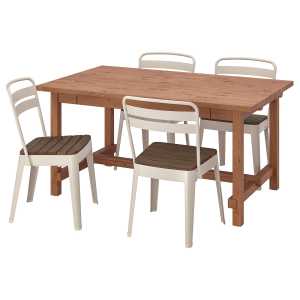 NORDVIKEN / NORRMANSÖ Tisch und 4 Stühle