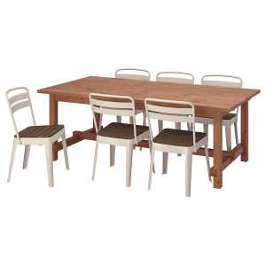 NORDVIKEN / NORRMANSÖ Tisch und 6 Stühle