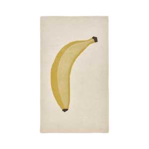 OYOY - Banane Kinderteppich 140 x 80 cm, gelb