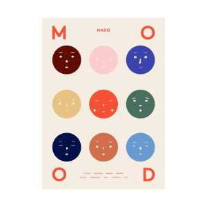 Paper Collective 9 Moods Poster 50 x 70cm