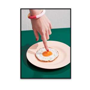 Paper Collective Fried Egg Poster 30 x 40cm
