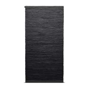 Rug Solid Cotton Teppich 60 x 90cm Charcoal