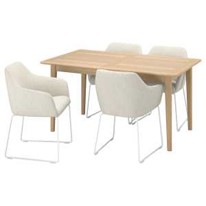 SKANSNÄS / TOSSBERG Tisch und 4 Stühle