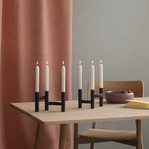 Stelton - Ora Kerzenständer dreiarmig, schwarz