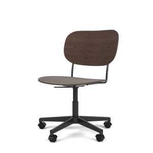 Stuhl Co Task Chair dark stained oak/black