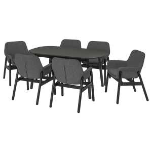 VEDBO / VEDBO Tisch und 6 Stühle