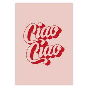 artvoll - Ciao Ciao Poster, 21 x 30 cm