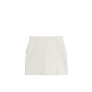 Arket Jersey-Minirock Cremeweiß, Röcke in Größe M. Farbe: Off white