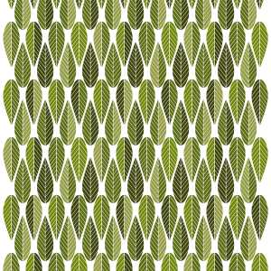 Arvidssons Textil Blader Stoff Grün