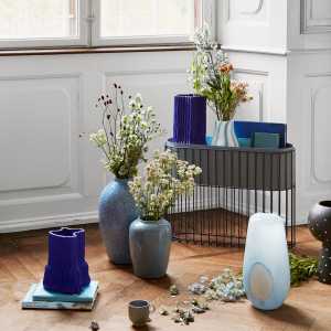 Broste Copenhagen - Magny Vase, H 23,5 cm, dunkelblau