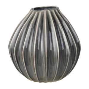 Broste Copenhagen Wide Vase Smoked Pearl 30cm